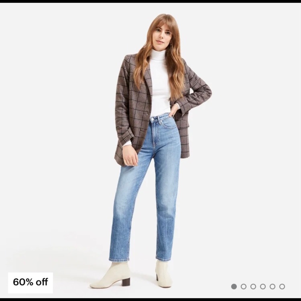 Everlane Super Straight High Rise Jean
